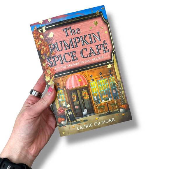The Pumpkin Spice Cafe (#1) by Laurie Gilmore & Coloring Book NEW Book Bundle - Picture 2 of 9